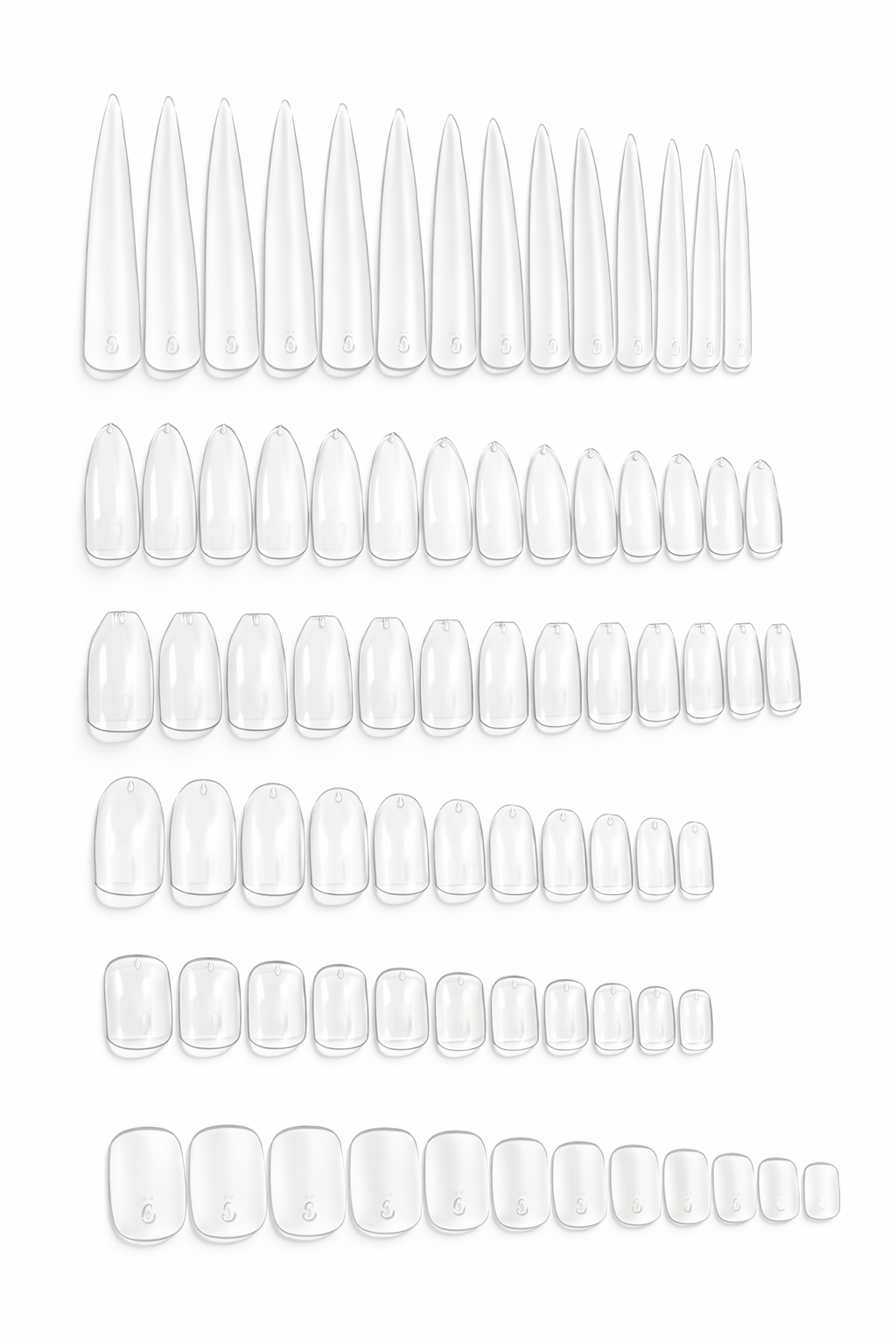 Flexy memory chips, large case (500 pieces)