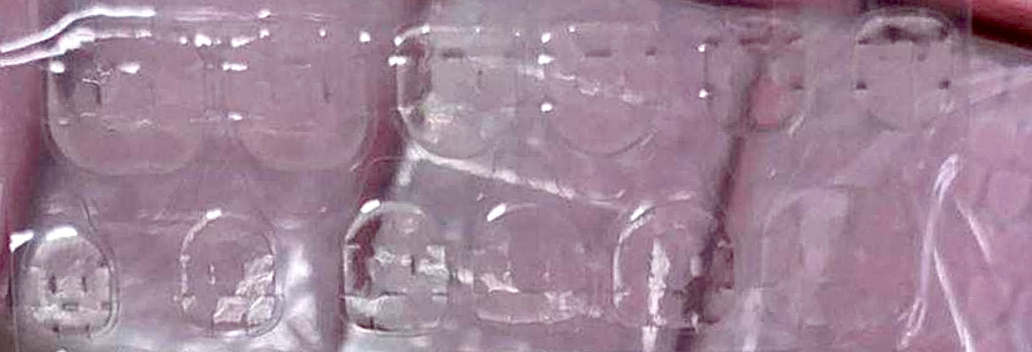 Light pink Flexi Tip Round Short (large) &amp; Stickies (1 bag)